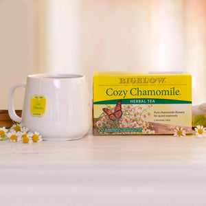 Bigelow Cozy Chamomile Herbal Tea Bags, 20 Count