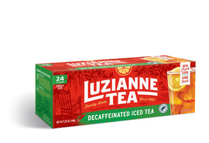Luzianne Decaffeinated Black Iced Tea Bags, 24 Count