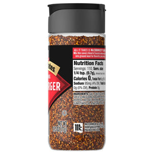 Mccormick Grill Mates Gluten Free Hamburger Seasoning, 2.75 Oz Bottle