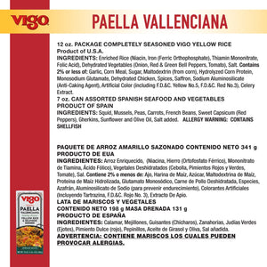 Vigo Paella Valenciana Yellow Rice & Seafood Dinner, 19 Oz.