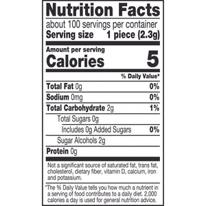 Ice Breakers Ice Cubes Spearmint Sugar Free Chewing Gum, Pouch 8.11 Oz, 100 Pieces