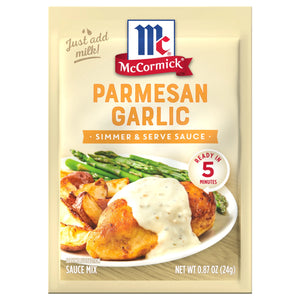 Mccormick Parmesan Garlic Sauce Mix, 0.87 Oz Envelope