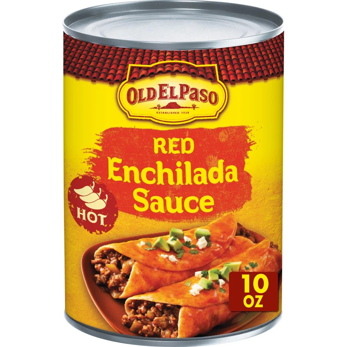 Old El Paso Hot Red Enchilada Sauce, 10 Oz.