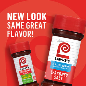 Lawry'S Kosher 25% Less Sodium Seasoned Salt, 8 Oz Bottle