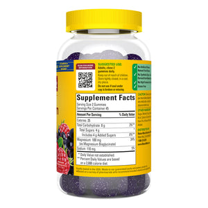 Nature Made Magnesium Glycinate 100 Mg Gummies, 90 Gummies