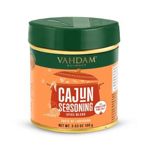 VAHDAM® Authentic Cajun Seasoning, 3.53 Oz Tin