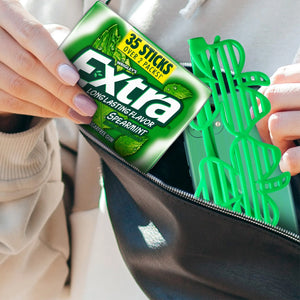 Extra Spearmint Sugar Free Chewing Gum School Snacks - 35 Stick Mega Pack