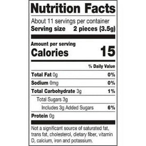 Razzles Classic Candy Gum 1.4 Oz Pouch. Peanut Free and Gluten Free. Soy May Be Present.
