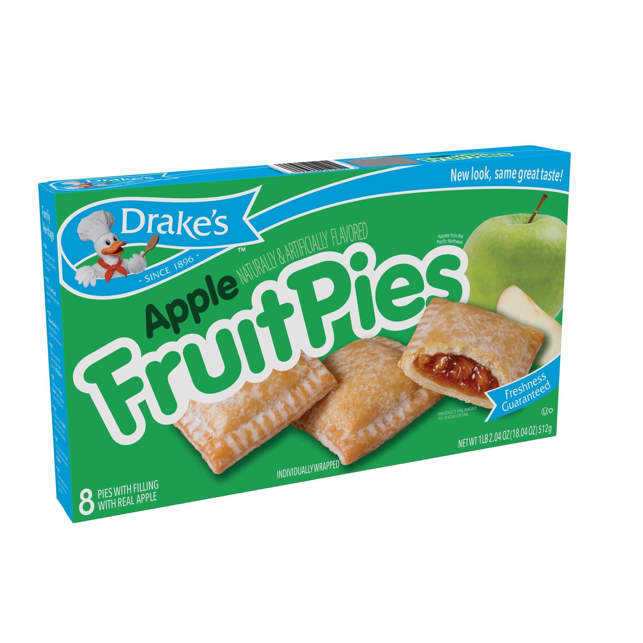 Drake'S Apple Fruit Pies, 8 Count, 18.04 Oz