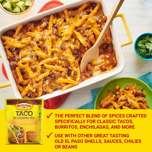 Old El Paso Taco Seasoning Mix, Cheesy, 1-Ounce Packet