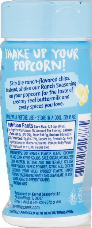 Kernel Season'S Ranch Popcorn Seasoning, 2.7 Oz.