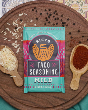 Siete Mild Taco Seasoning, Mixed Spice, 1.31 Oz. Packet