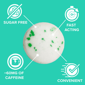 Rev Gum Sugar Free Spearmint Energy Gum, 6 Pieces