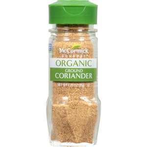 Mccormick Gourmet Organic Ground Coriander, 1.25 Oz Bottle