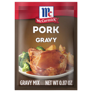 Mccormick No Artificial Flavors Pork Gravy Seasoning Mix, 0.87 Oz Envelope