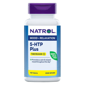 Natrol 5-HTP plus Mood & Relaxation 100 Mg., 150 Time Release Tablets