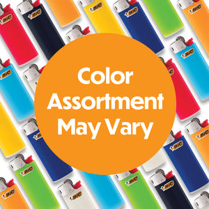 BIC Mini Lighter, Assorted Colors, Set of 8 Pocket Lighters, Safe and Reliable