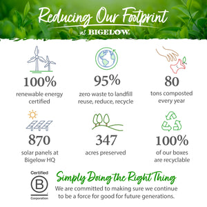 Bigelow Whispering Wildflowers plus L-Theanine, Caffeine-Free Herbal Tea Bags, 18 Count