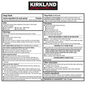 Kirkland Signature Aller-Flo 50 Mcg Allergy Spray, 720 Metered Sprays
