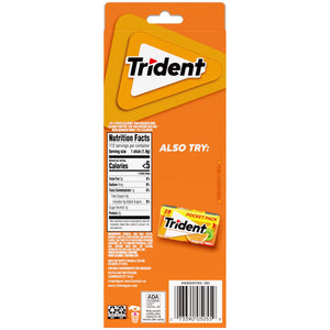 Trident Sugar Free Gum, Tropical Twist, Value Pack, 8 Packs of 14 Pieces (112 Regular Size Pieces)