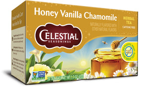 Celestial Seasonings Honey Vanilla Chamomile Caffeine-Free Herbal Tea Bags (20 Count)