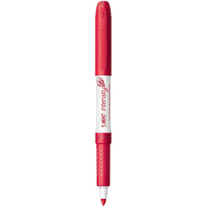 BIC Intensity Red Low Odor Dry Erase Markers, Fine Tip, 12-Count Pack