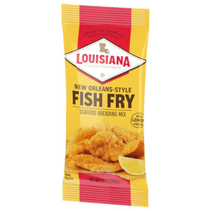 Louisiana Fish Fry Products N. O. Style Fish Fry Breading Mix W/Lemon 10 Oz Bag