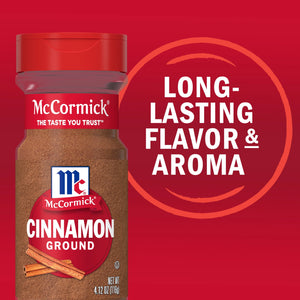 Mccormick Kosher Ground Cinnamon, 4.12 Oz Bottle