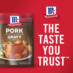 Mccormick No Artificial Flavors Pork Gravy Seasoning Mix, 0.87 Oz Envelope