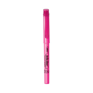 BIC Brite Liner Pink Highlighters, Chisel Tip, 12-Count Pack