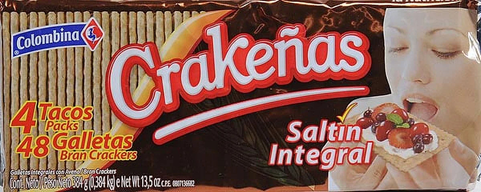 Colombina 13.5 Oz Saltine Integral Crakenas, 13.5 Oz.
