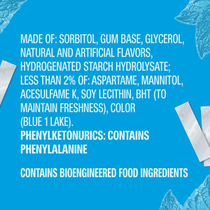 Orbit White Peppermint Sugar Free Chewing Gum, Value Pack - 120 Ct Bag