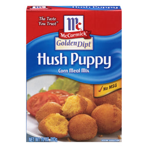 Mccormick GOLDEN DIPT Hush Puppy Corn Meal Fry Mix, 10 Oz Box