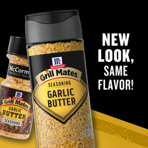 Mccormick Grill Mates Garlic Butter Seasoning, 3.1 Oz Bottle