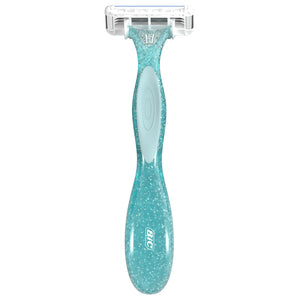 BIC Easyrinse Anti-Clogging Women'S Disposable Razors with 4 Blades, 6 Count