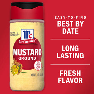 Mccormick Kosher Ground Mustard, 1.750 Oz Bottle