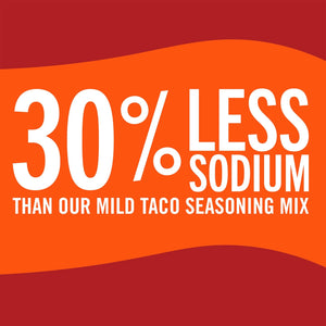 Mccormick 30% Less Sodium Mild Taco Seasoning Mix, 1 Oz Envelope