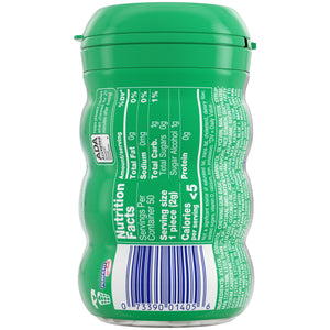 Mentos Gum Sugar-Free Spearmint Chewing Gum, 50 Regular Size Pieces, Bottle
