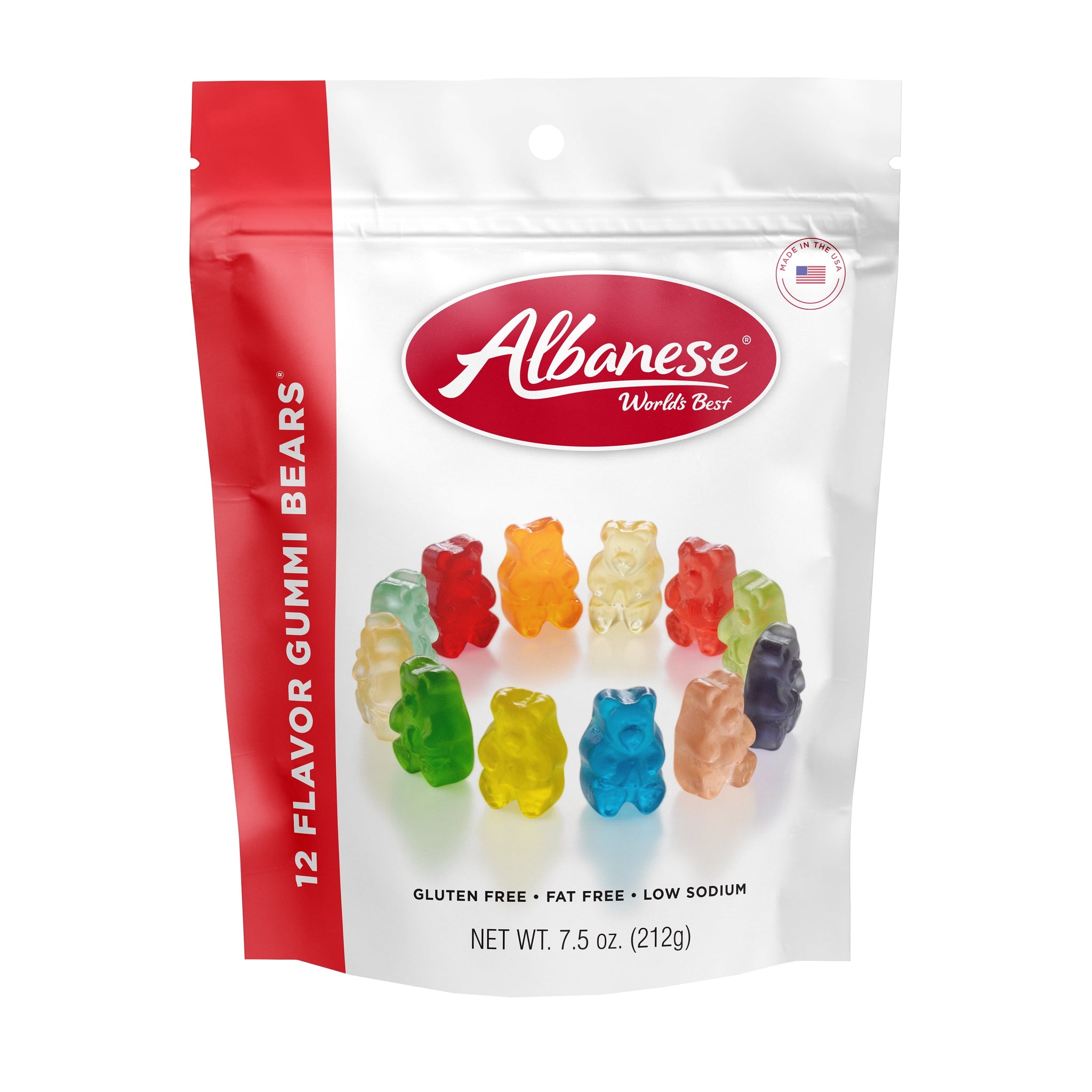 Albanese World’S Best 12 Flavor Gummi Bears, 7.5Oz Regular Size Easter Basket Stuffer