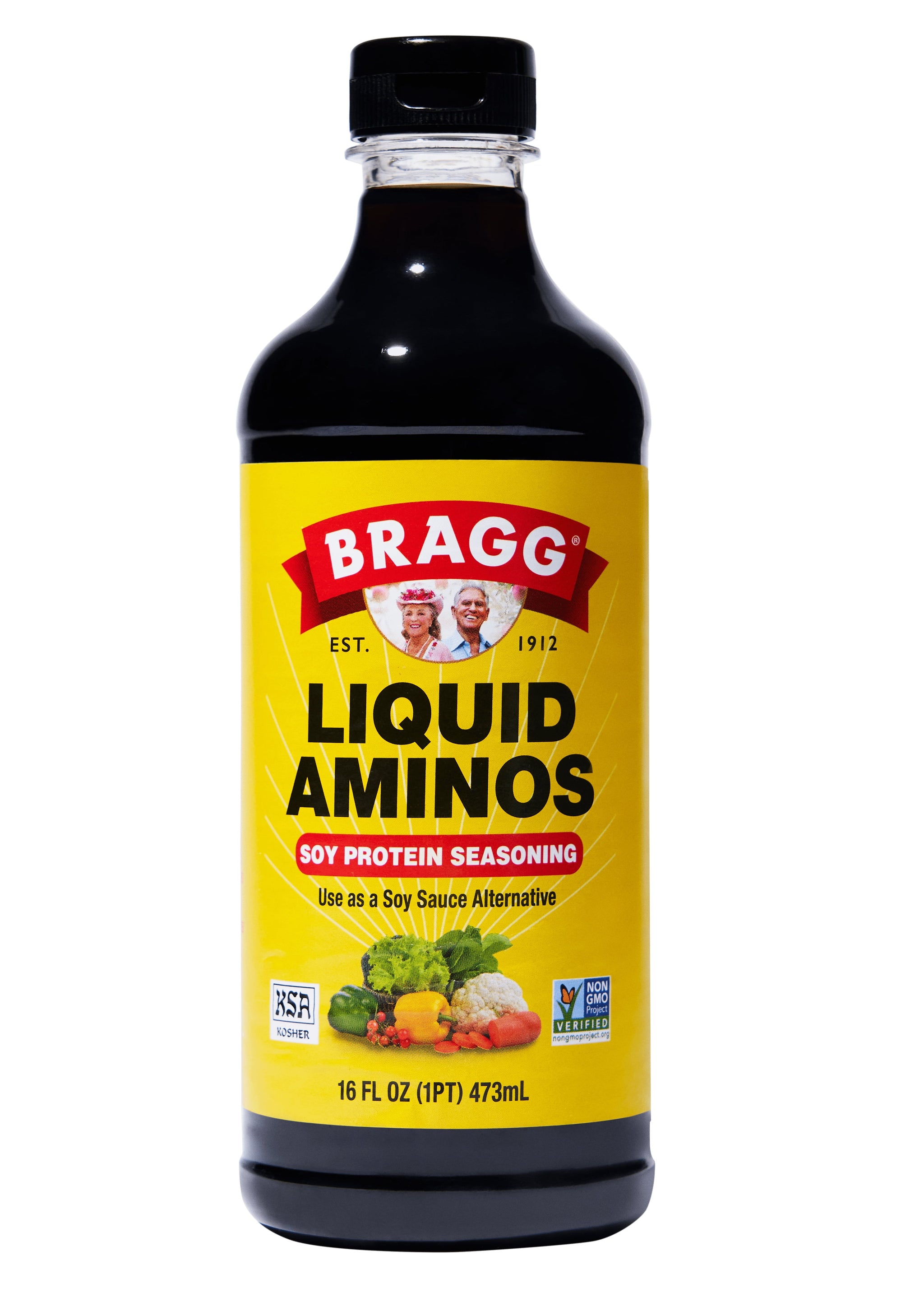 Bragg Gluten-Free Liquid Aminos Soy Protein Seasoning, 16 Fl Oz