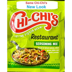 CHI-CHI'S Fiesta Restaurante Seasonings Mix, .78 Oz | Diced Onions, Garlic, and Green Chiles Packaging May Vary