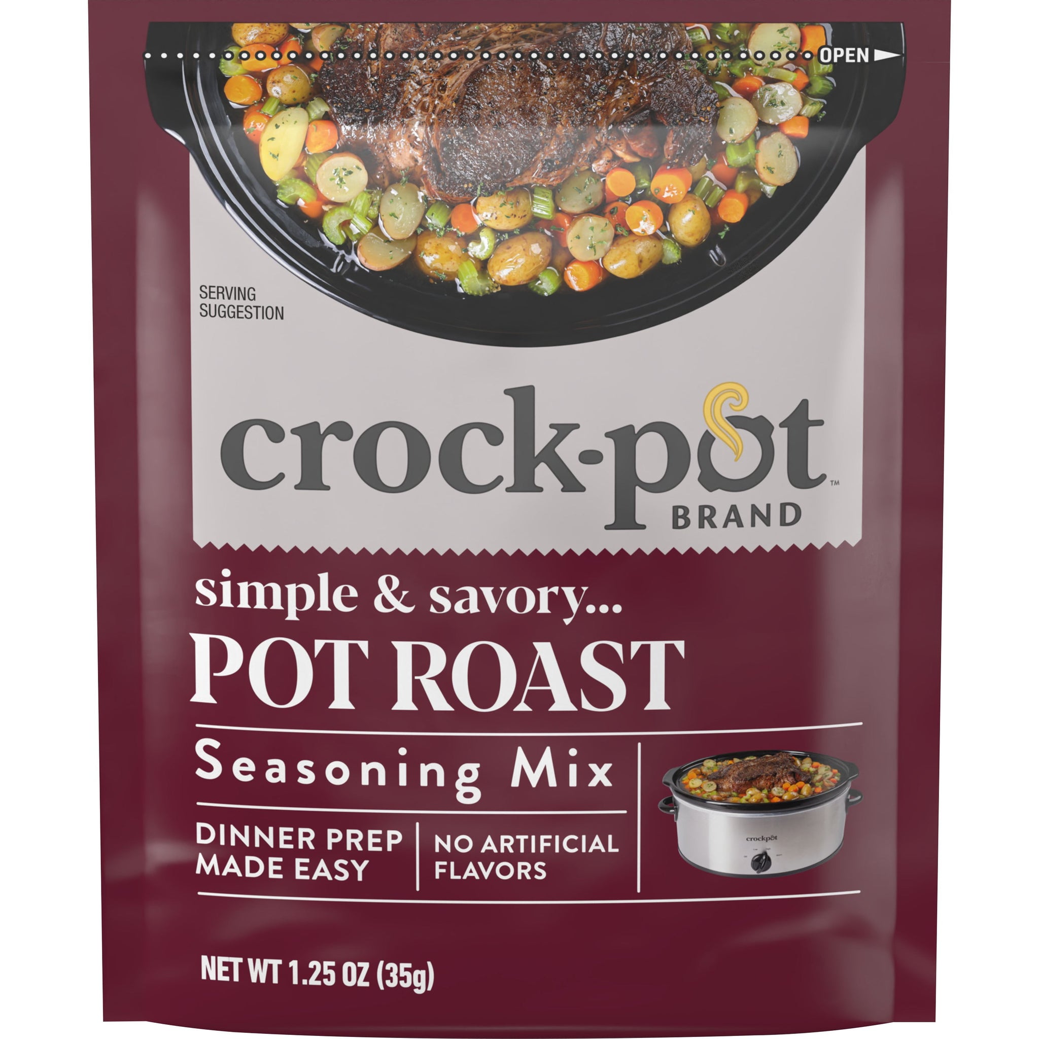 Crock-Pot Savory Pot Roast Seasoning Mix, 1.25 Oz