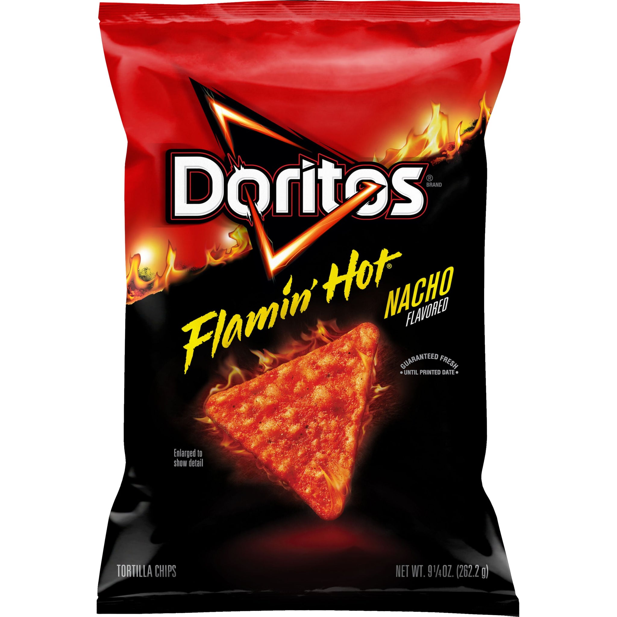 Doritos 9.25 OZ Flamin' Hot Nacho Flavored Tortilla Chips, 9.25 Ounce Bag