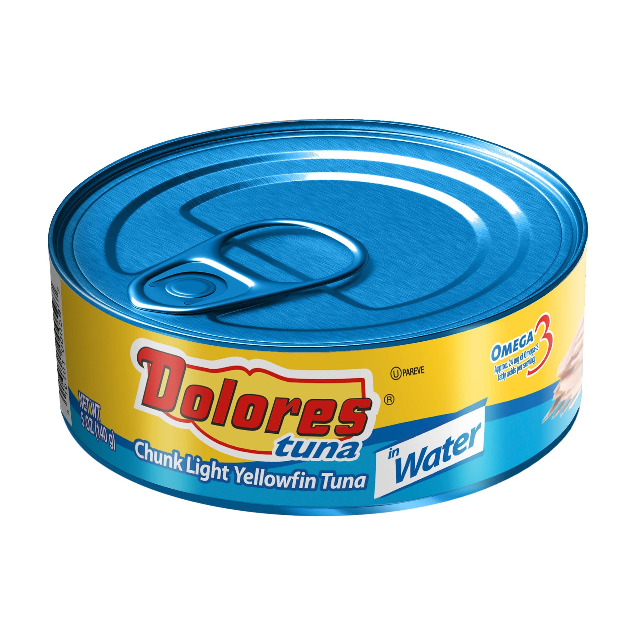 Dolores® 5 oz Tuna in Water, Chunk Light Yellowfin Tuna in Water, 5 Oz Can