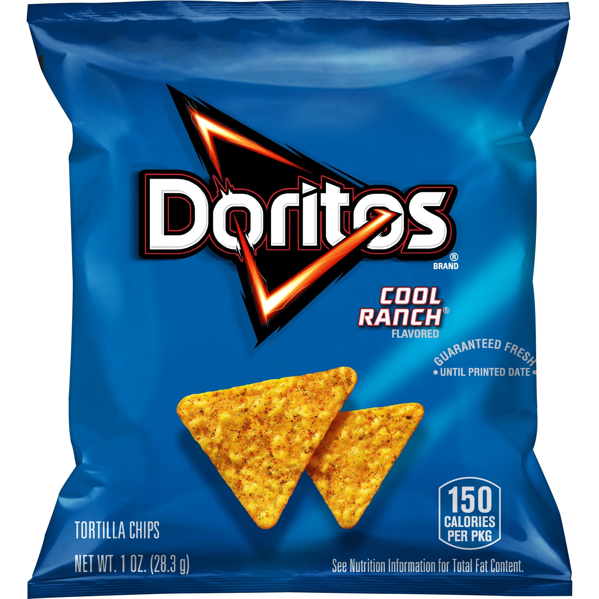 Doritos 1 oz Cool Ranch Flavored Tortilla Snack Chips, 1 Oz Bag
