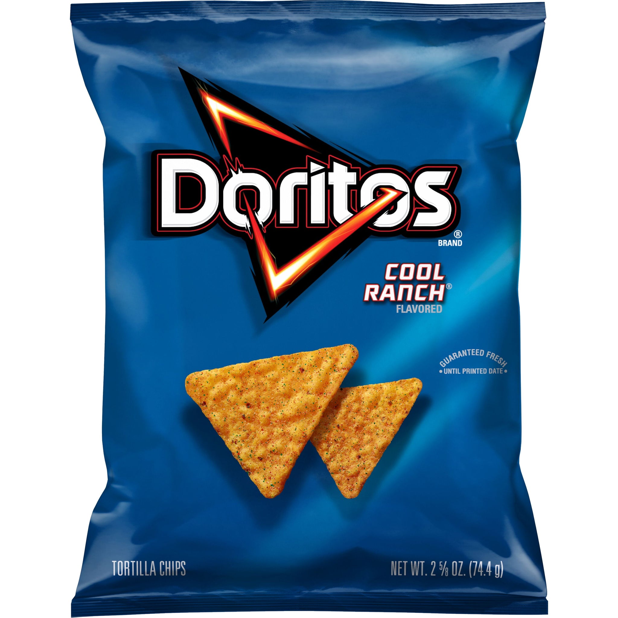 Doritos 2.625 oz Cool Ranch Tortilla Chips Cool Ranch Flavored 2.625 Oz Bag