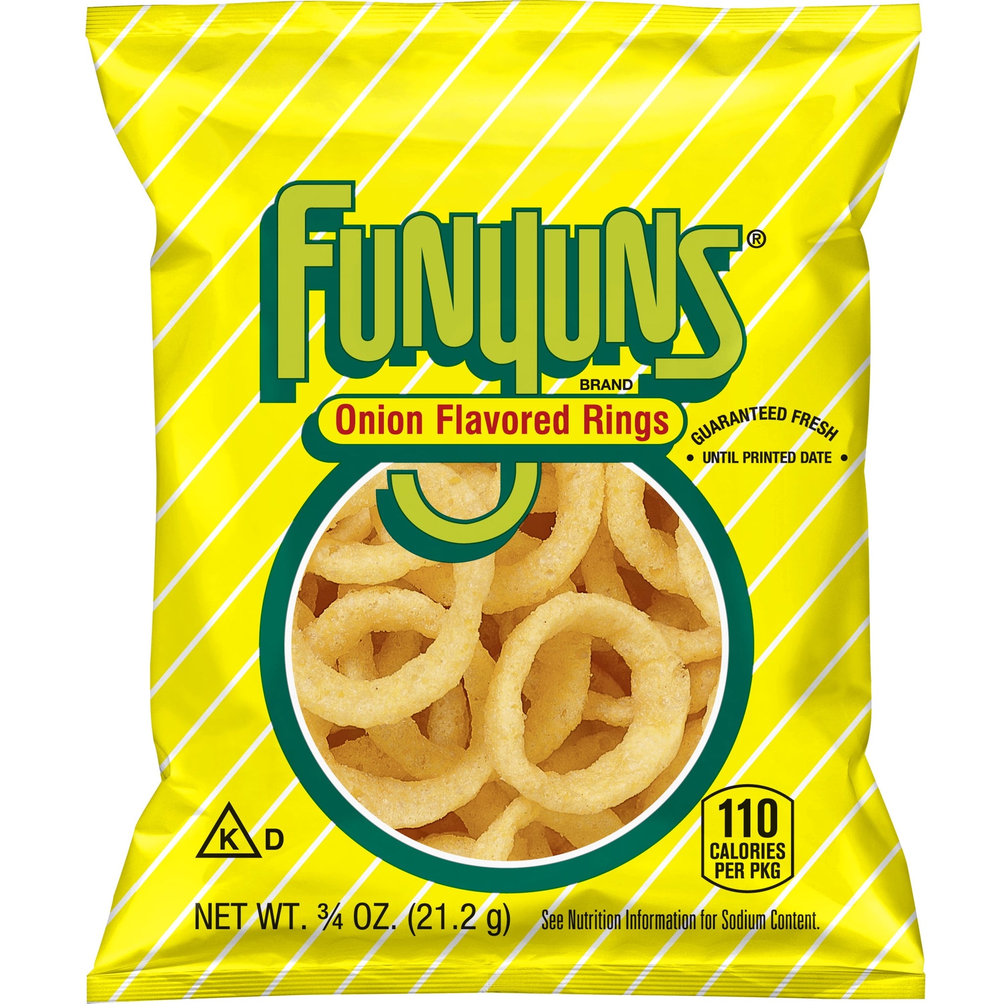Funyuns 0.75 oz Onion Rings Flavored Snack Chips, 0.75 Oz Bag
