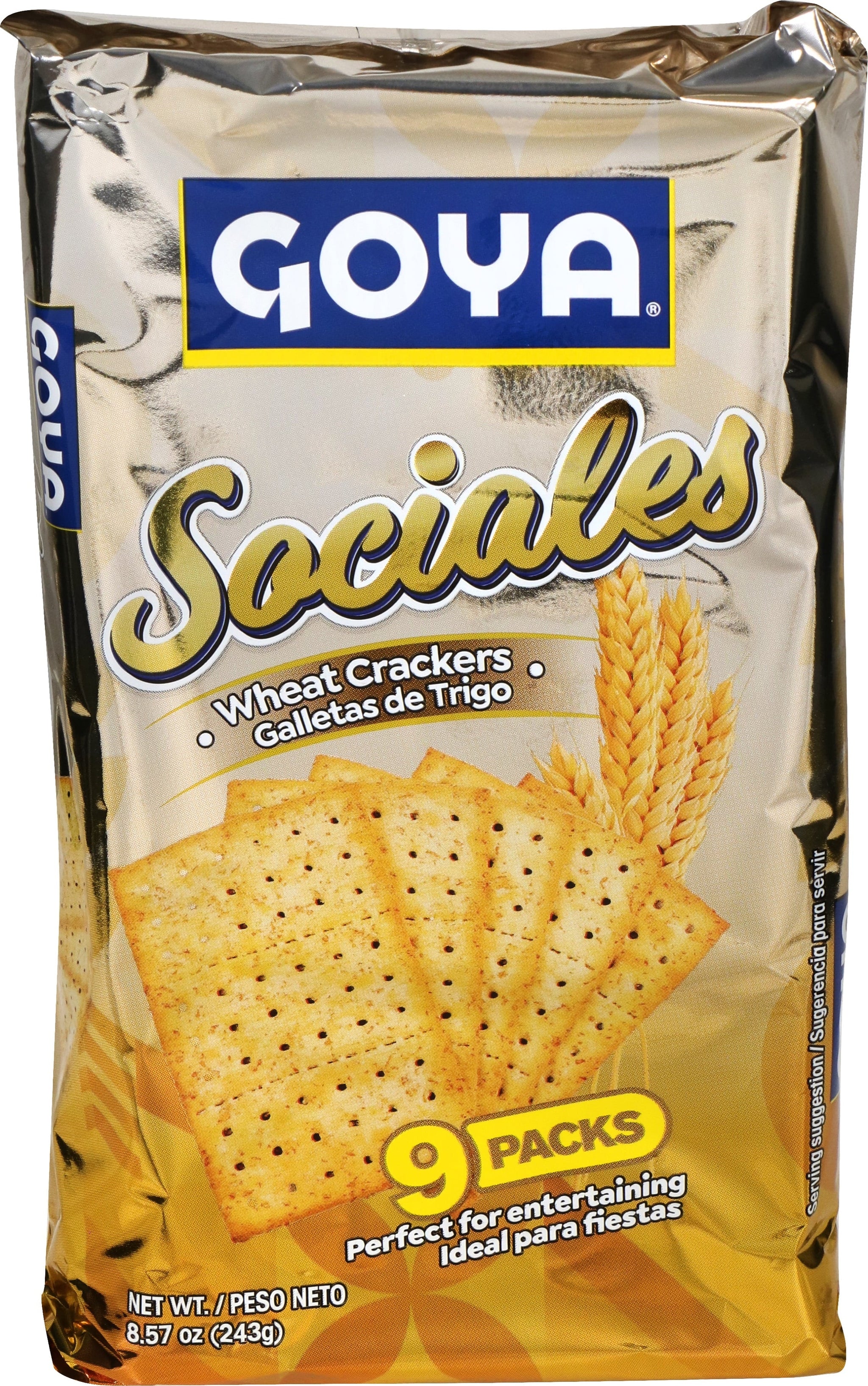 Goya Sociales Wheat Crackers, 10 Oz