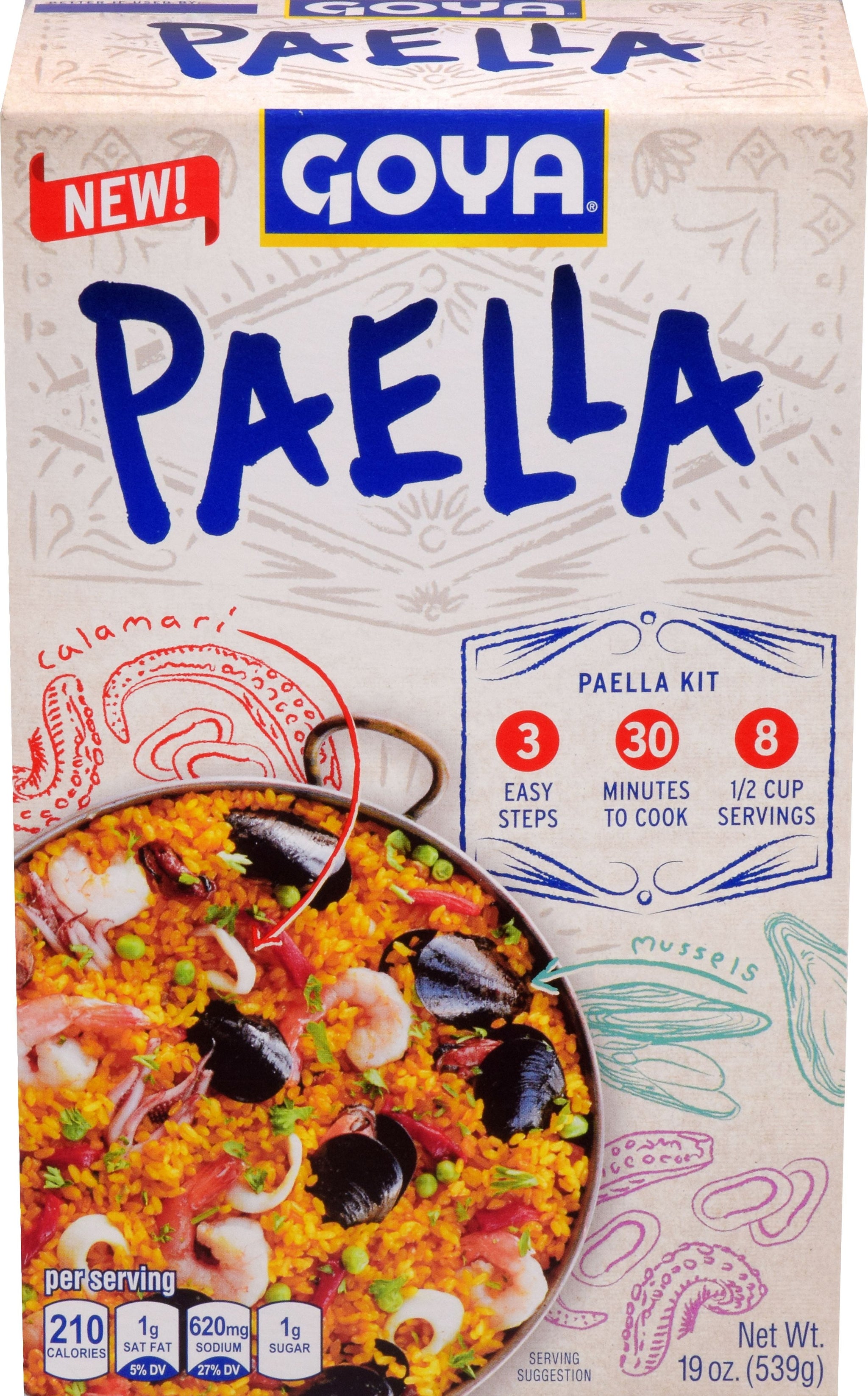 Goya Paella Rice Mix 19 Oz.