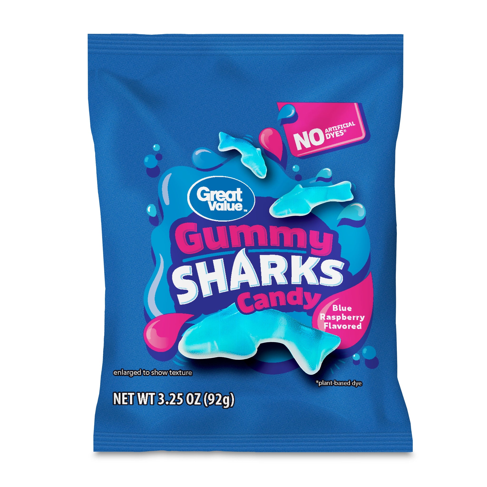 Gummy Sharks Candy, 3.25 Oz